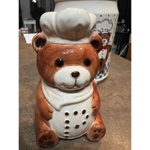 Vintage B&D Bear Chef Pepper Shaker Japan-No Stopper